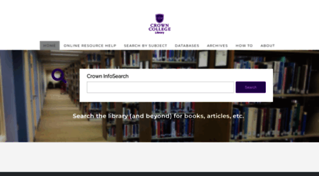 library.crown.edu