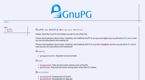 lists.gnupg.org