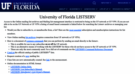 lists.ufl.edu