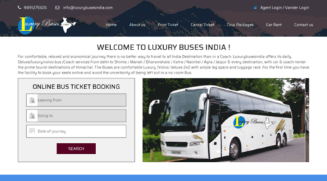 luxurybusesindia.com