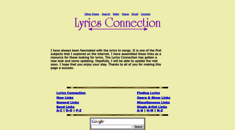 lyricsconnection.com
