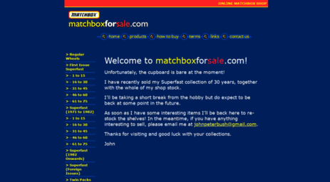 matchboxforsale.com