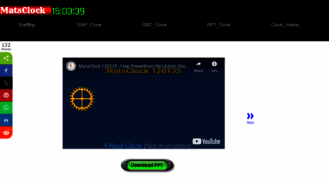 digital flash clock swf download free