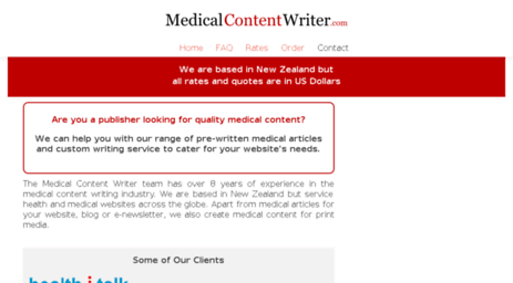 medicalcontentwriter.com