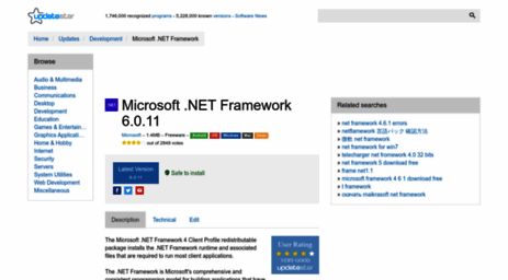 microsoft-net-framework.updatestar.com