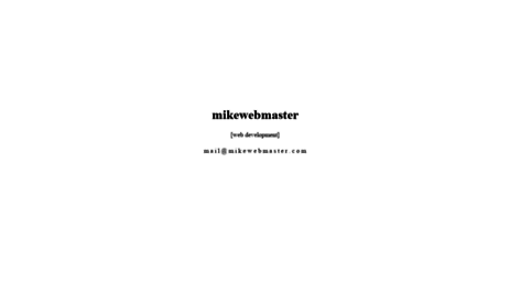 mikewebmaster.com