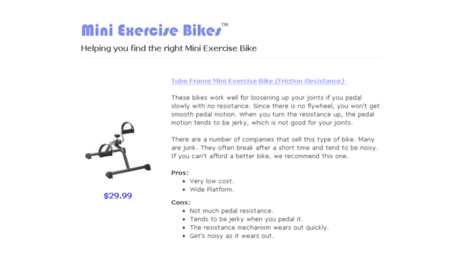 miniexercisebike.com