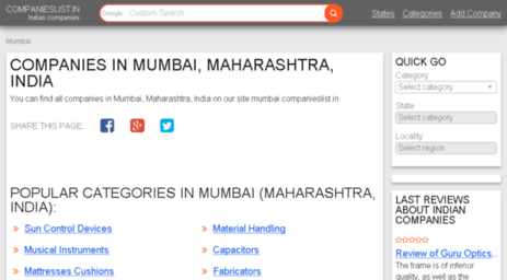 mumbai.companieslist.in