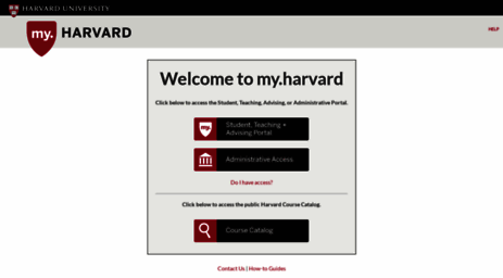 my.harvard.edu