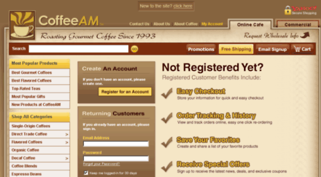 myaccount.coffeeam.com