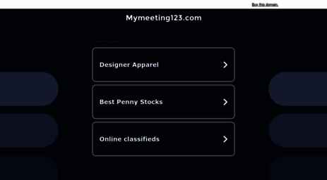 mymeeting123.com