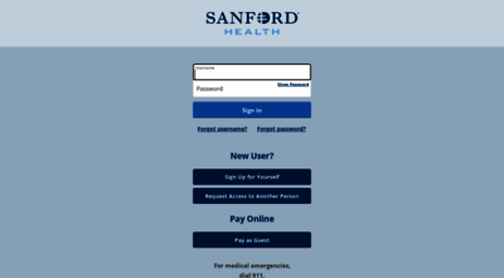 Sanford Health Chart