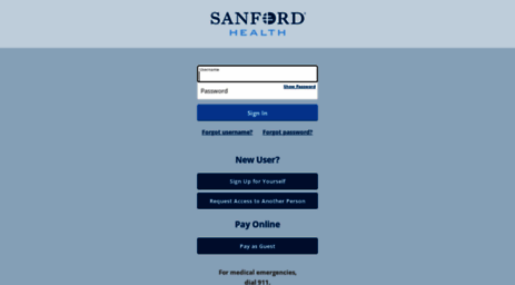 My Sanford Chart Login