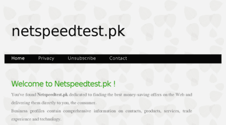 netspeedtest.pk