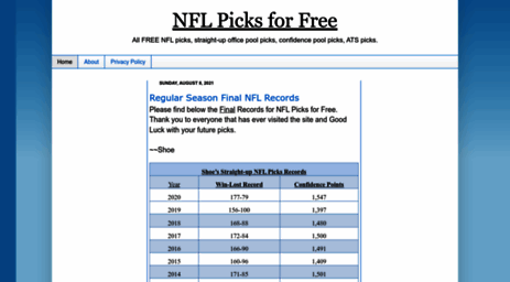 nflpicksforfree.com