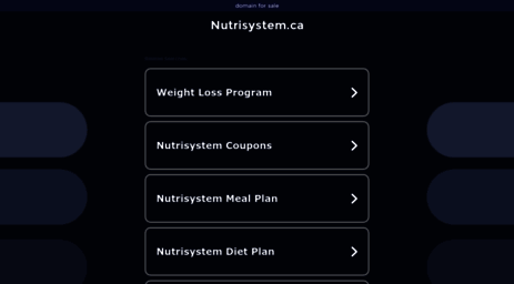 nutrisystem.ca
