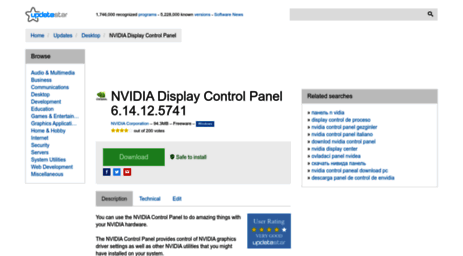nvidia-display-control-panel.updatestar.com