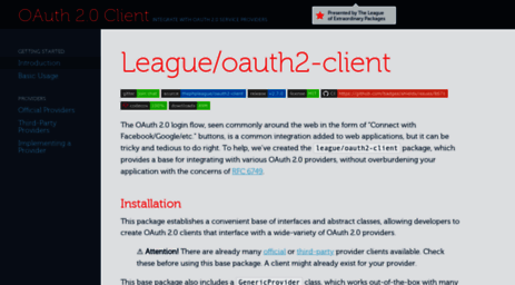 oauth2-client.thephpleague.com
