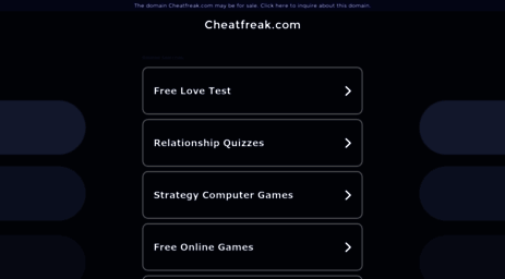 onlinegames.cheatfreak.com