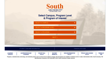 onlinetour.southuniversity.edu