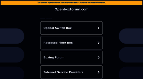 openboxforum.com