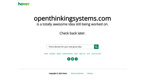 openthinkingsystems.com