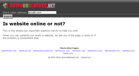 org.downorblocked.net