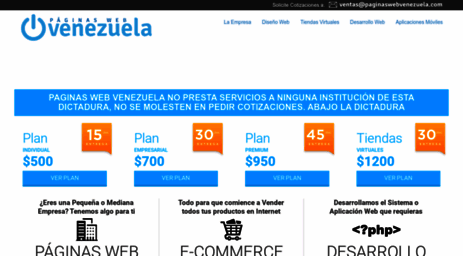 paginaswebvenezuela.com