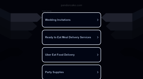pandorcake.com