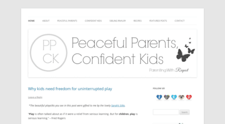peacefulparentsconfidentkids.com
