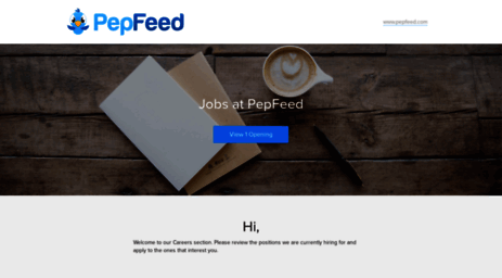 pepfeed.recruiterbox.com