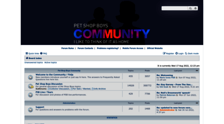 petshopboys-forum.com