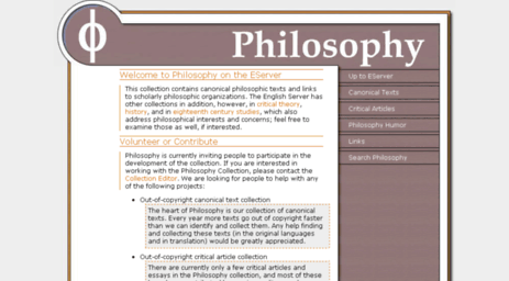 philosophy.eserver.org