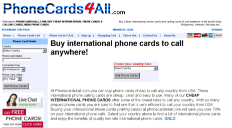 phonecards4all.com