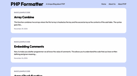 phpformatter.com
