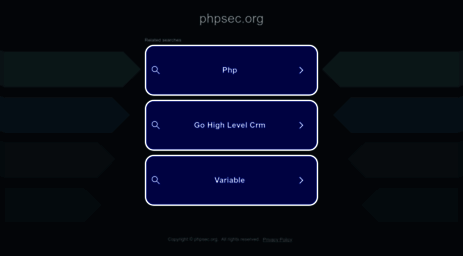 phpsec.org