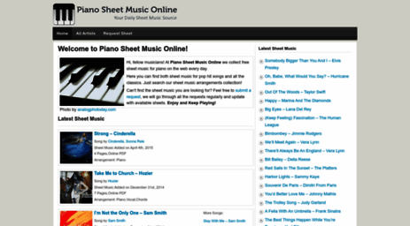 pianosheetmusiconline.com