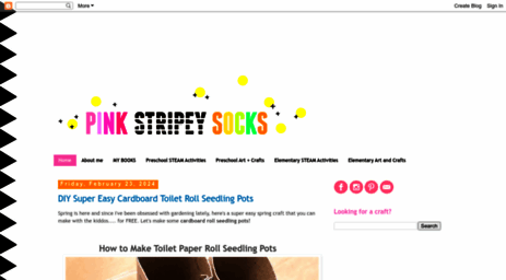 pinkstripeysocks.com