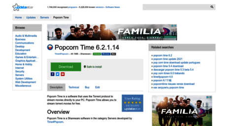 popcorn-time.updatestar.com