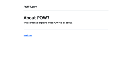 pow7.com