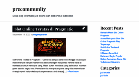 precommunity.com