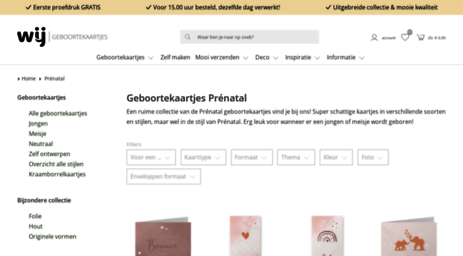 prenatalgeboortekaartjes.nl