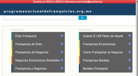 programanacionaldefranquicias.org.mx