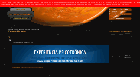 psicotronica.superforos.com
