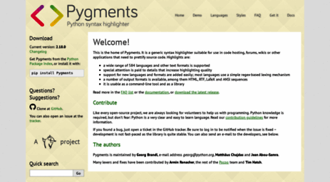 pygments.org