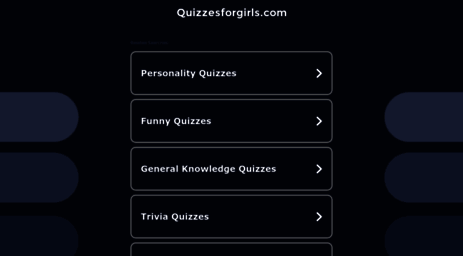 quizzesforgirls.com