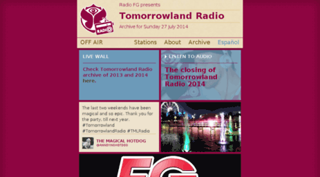 radiofg.tomorrowlandradio.com