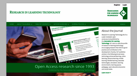 researchinlearningtechnology.net