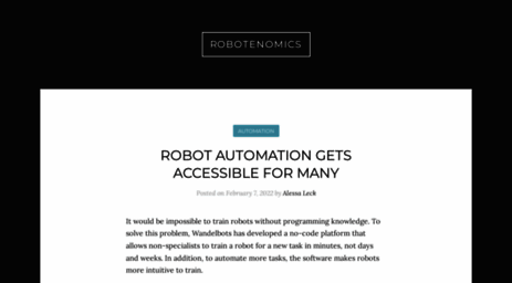 robotenomics.com