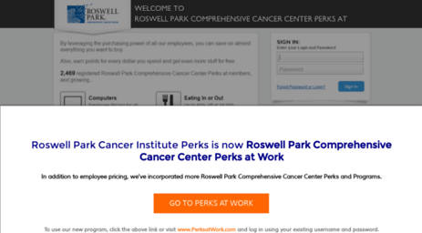 roswellpark.corporateperks.com